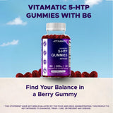 Gommes Vitamatic sans sucre 5-HTP tableau ingredients sans gluten