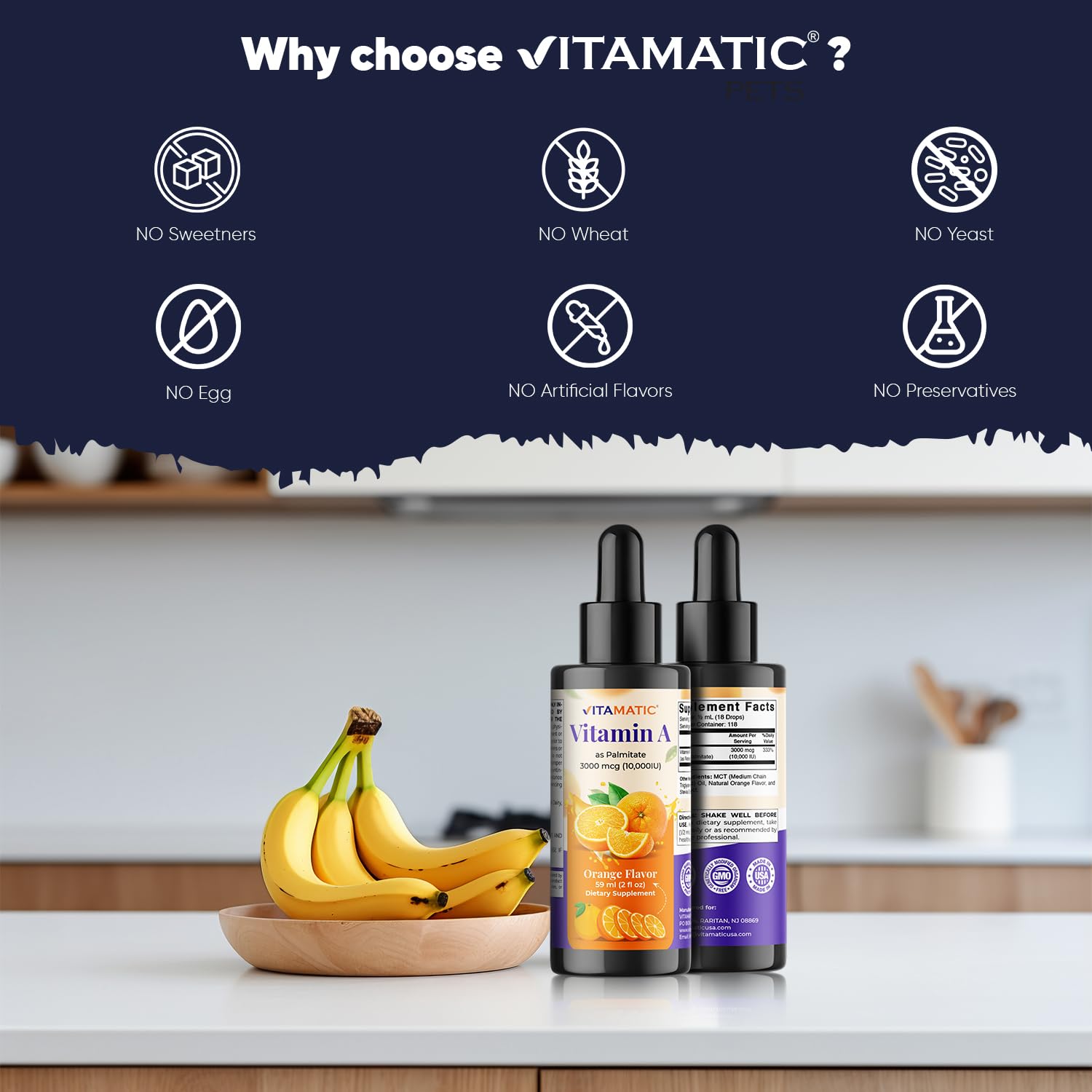 Soutien potentiel pour les yeux et la peau avec Vitamatic.