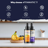 Soutien potentiel pour les yeux et la peau avec Vitamatic.