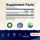 Vitamatic vitamine C 100 mg – soutien potentiel à l’absorption du fer.