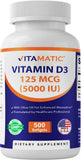 Vitamine D3 Vitamatic : bouteille vue de face, absorption accrue grâce à l'huile d'olive.