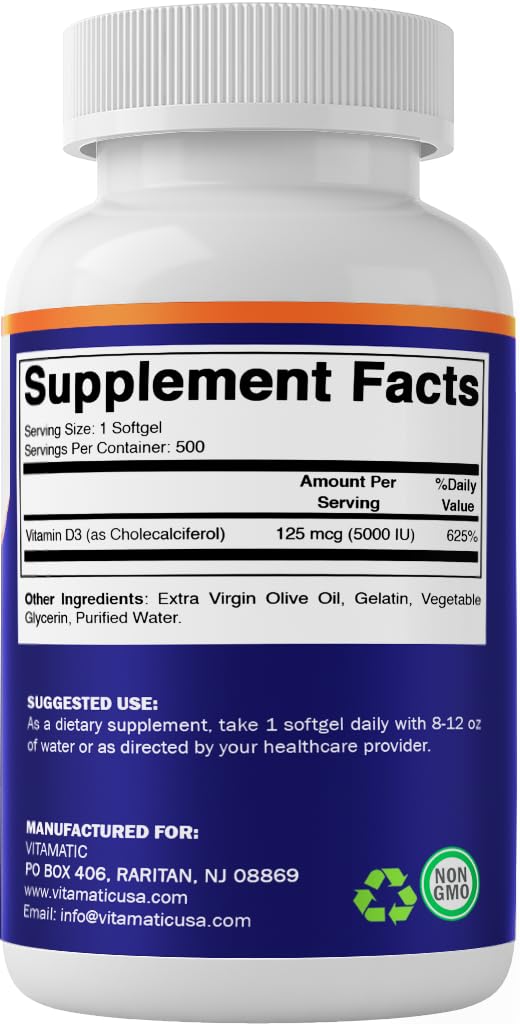 Vitamine D3 Vitamatic : code de lot et sécurité produit.