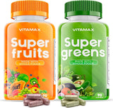 Vitamax – bouteille de suppléments fruits et légumes pour l'énergie quotidienne.