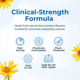 VitaMedica Arnica-Boîte pack pratique pour un usage quotidien.