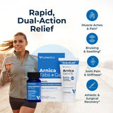 VitaMedica Arnica Gel, base eau, application fraîche et souple pour le soulagement local.