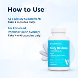VitaMedica Daily Balance Probiotic-8 – Tablettes visibles pour confort digestif après repas