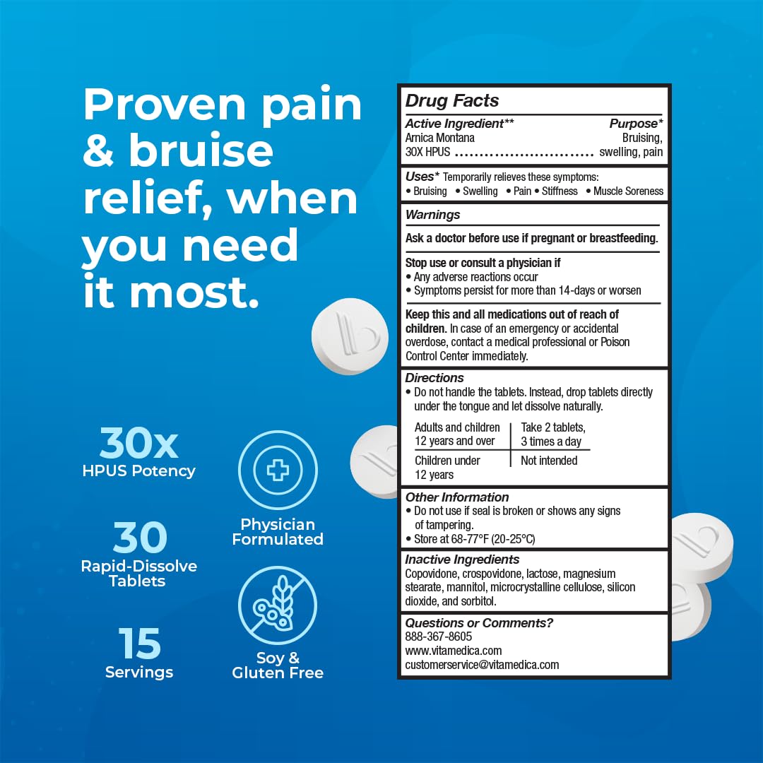 Emballage VitaMedica Arnica Montana 30X de qualité