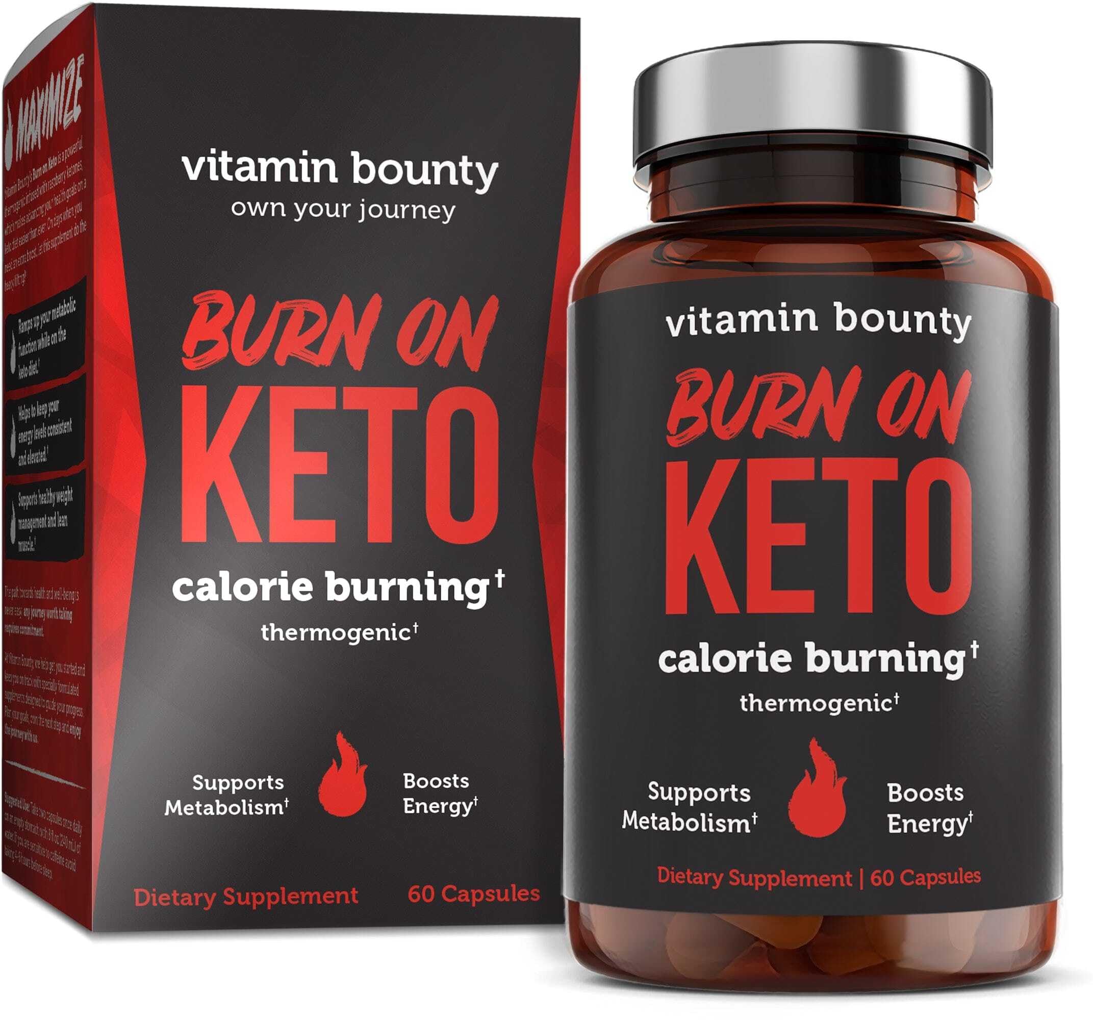 Vitamin Bounty Burn On : bouteille thermogénique prête pour démarrer la journée.