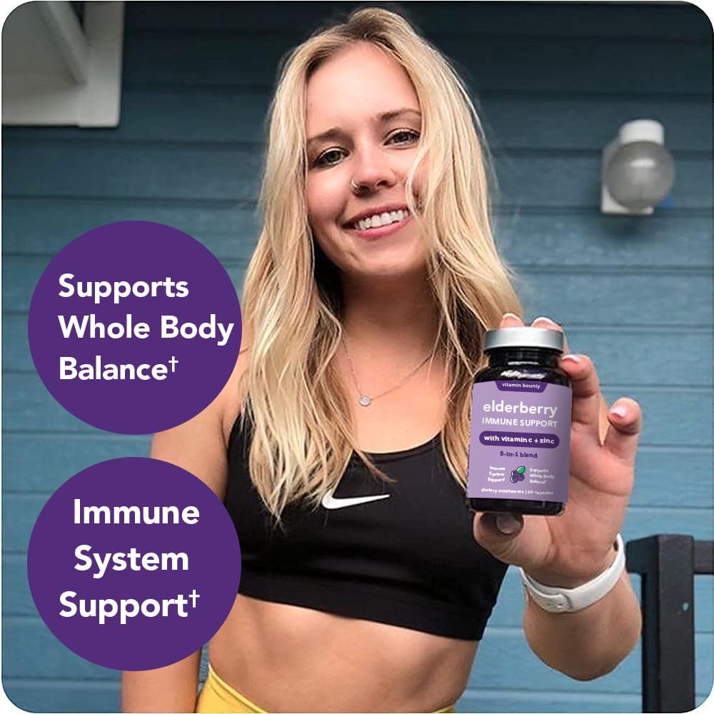 Vitamin Bounty – capsules sans sucre, faciles à avaler, sans édulcorants artificiels.