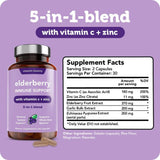 Vitamin Bounty – gros plan sur les capsules, extrait antioxydant soutenant les voies respiratoires.