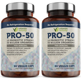 Bouteille Vitamin Bounty Pro-50 montrant l'etiquette – soutien digestif potentiel
