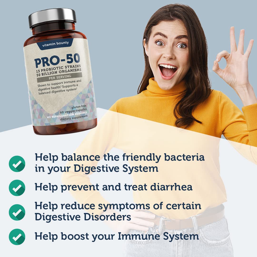 Etiquette Vitamin Bounty Pro-50 expliquee pour comprendre les ingredients