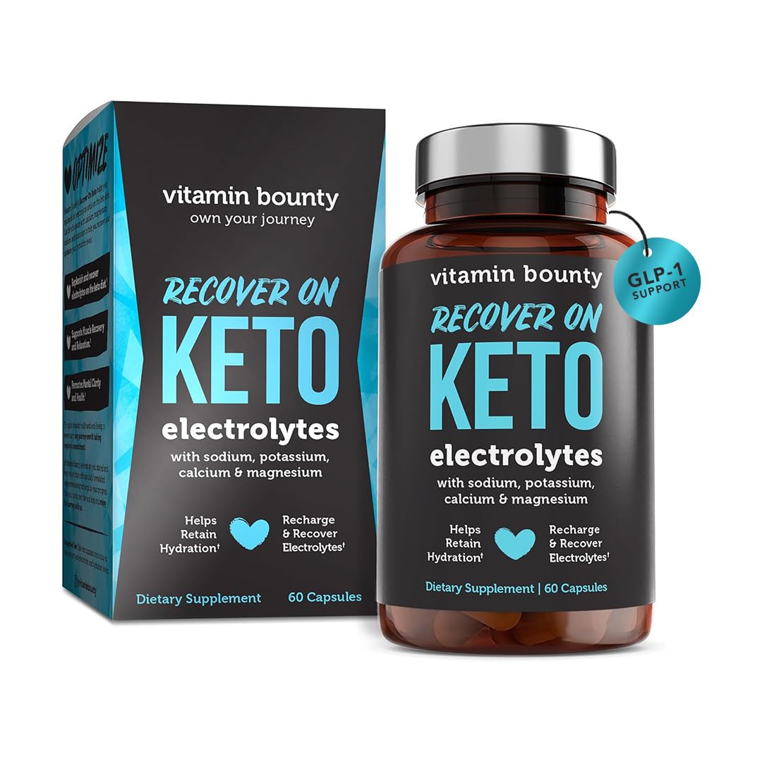 Vitamin Bounty Bouteille Électrolytes Céto, hydratation pratique en déplacement.
