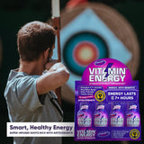 Vitamin Energy Focus+ ampoule énergétique baie emballage et details produit.