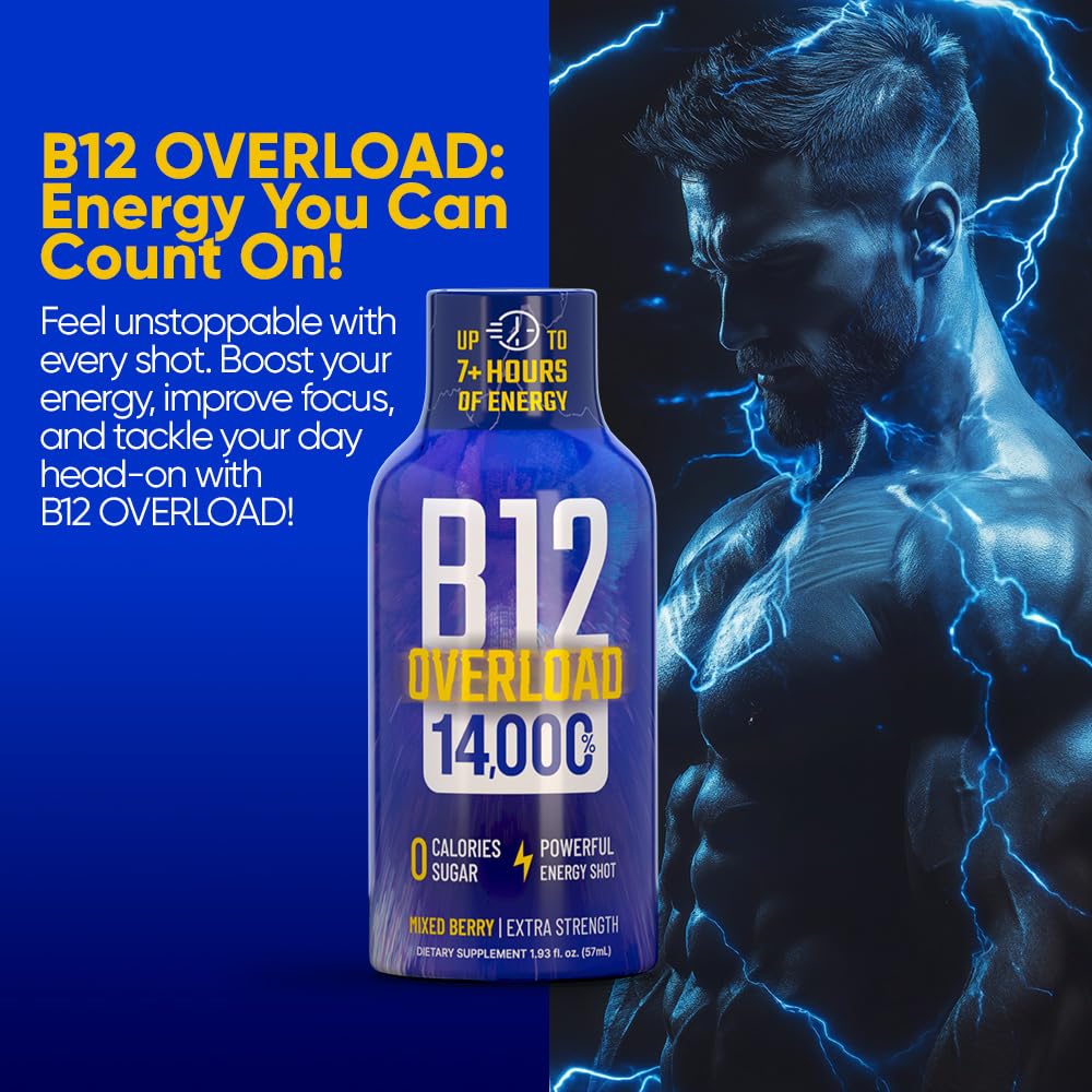 Vitamin Energy B12 Overload – prise en main en déplacement pour rester alerte.