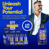 Vitamin Energy B12 Overload – format portable, énergie nomade pour travail et voyage.
