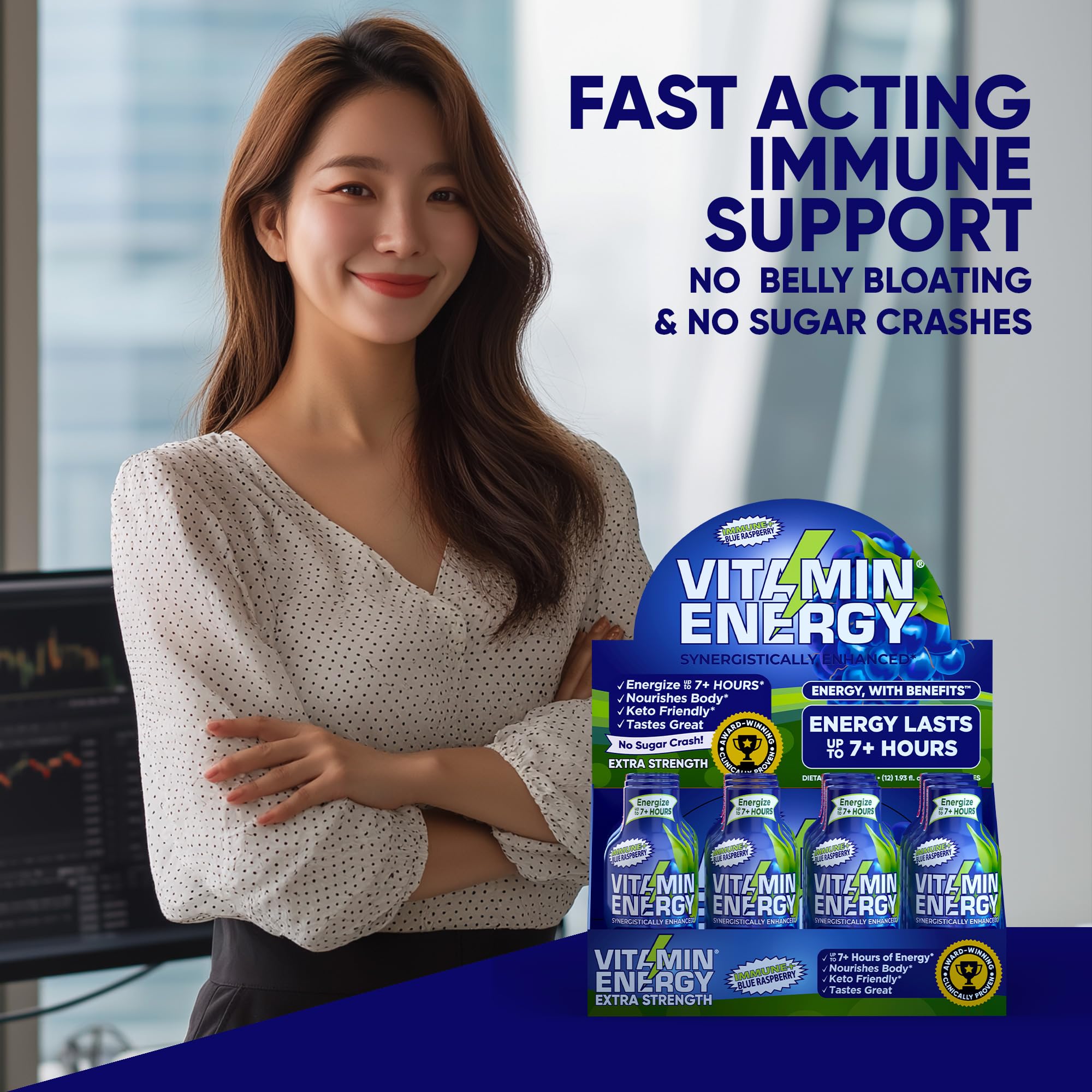 Vitamin Energy Immune+ Citicoline pour concentration et clarté mentale