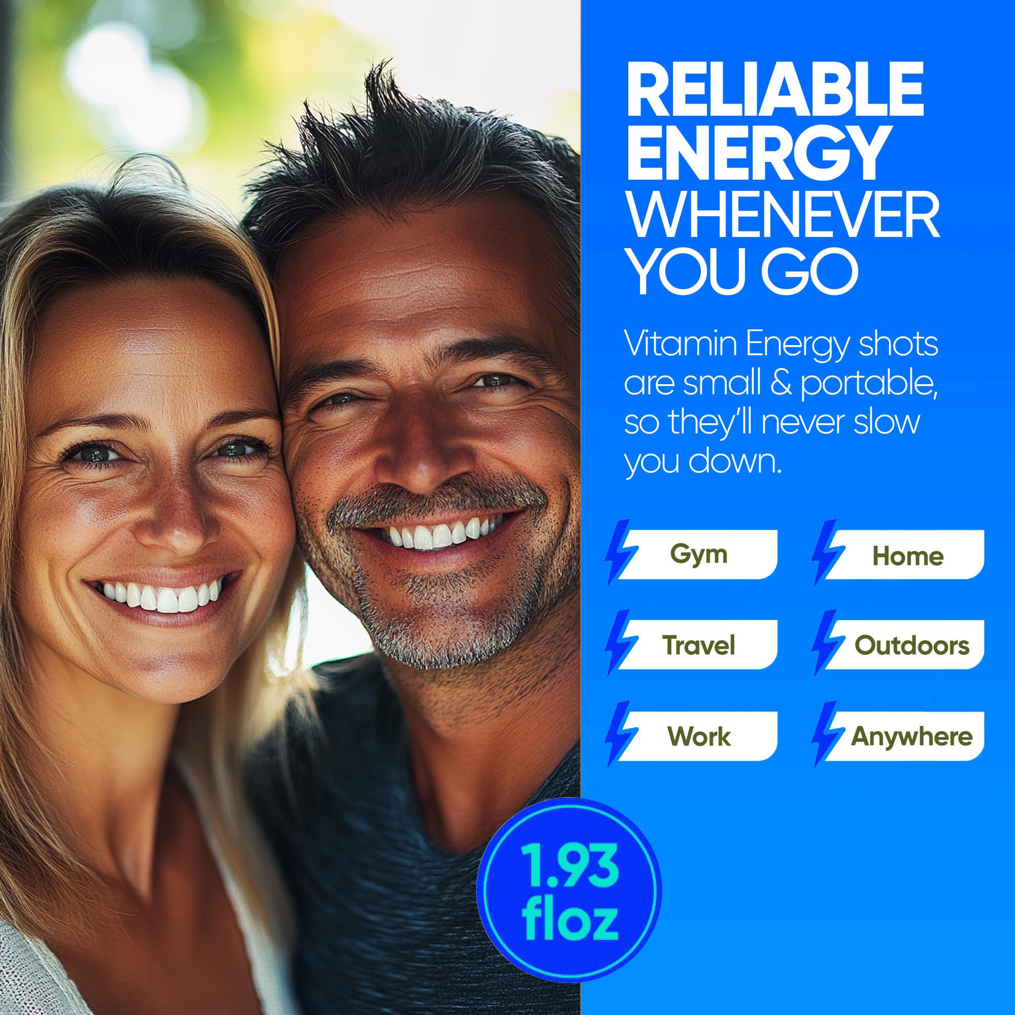 Vitamin Energy Immune+ Etiquette sans gluten pour consommation adaptée