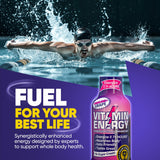 Énergie durable et concentration améliorée avec Vitamin Energy Immunité+ Shot.