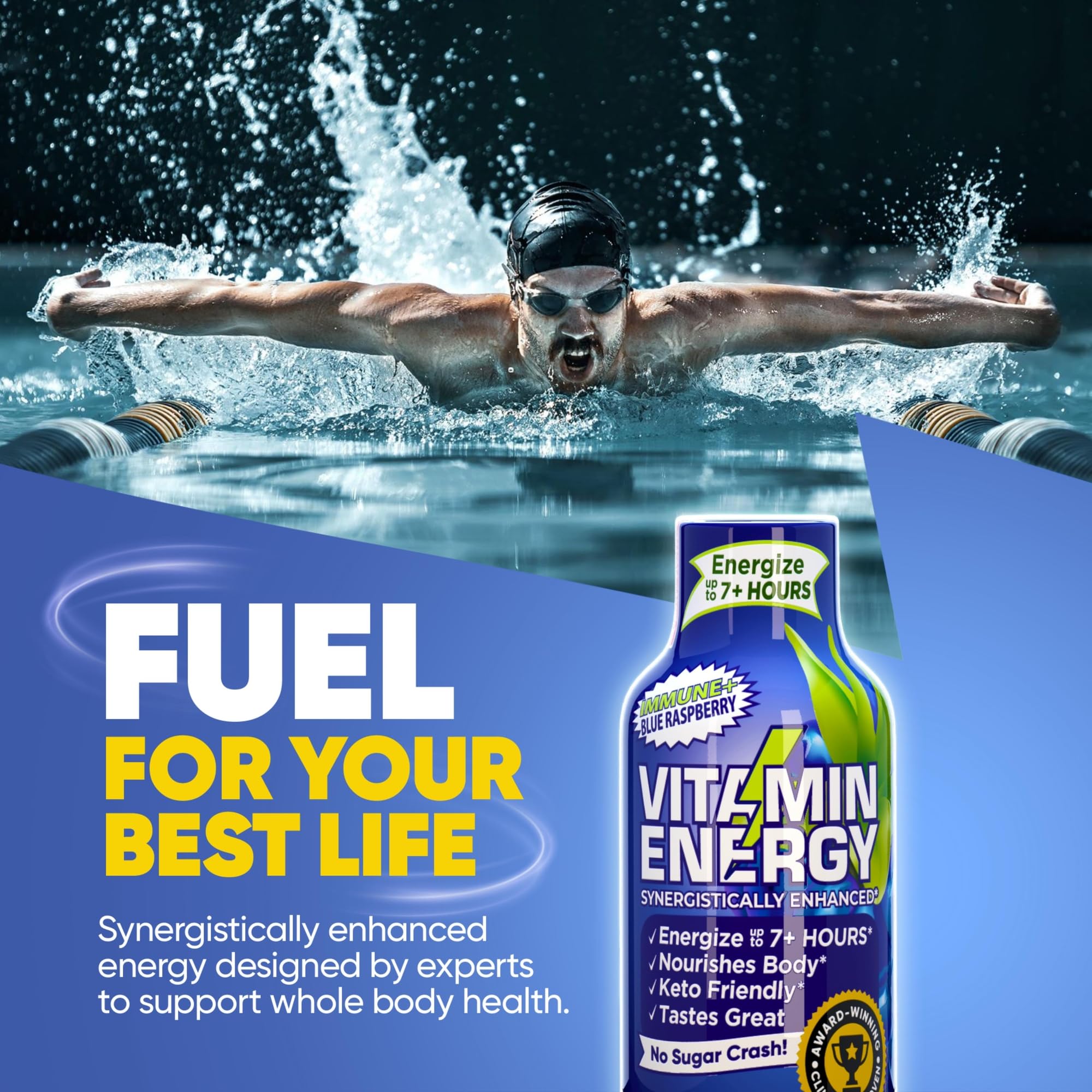 Vitamin Energy Immune+ Prise rapide en mouvement pour énergie soutenue