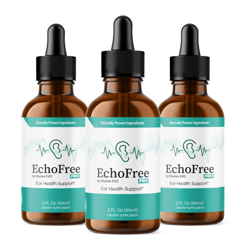 Vitamin Evo Echo Free: bouteille de gouttes prête à l’emploi pour le confort auditif quotidien.