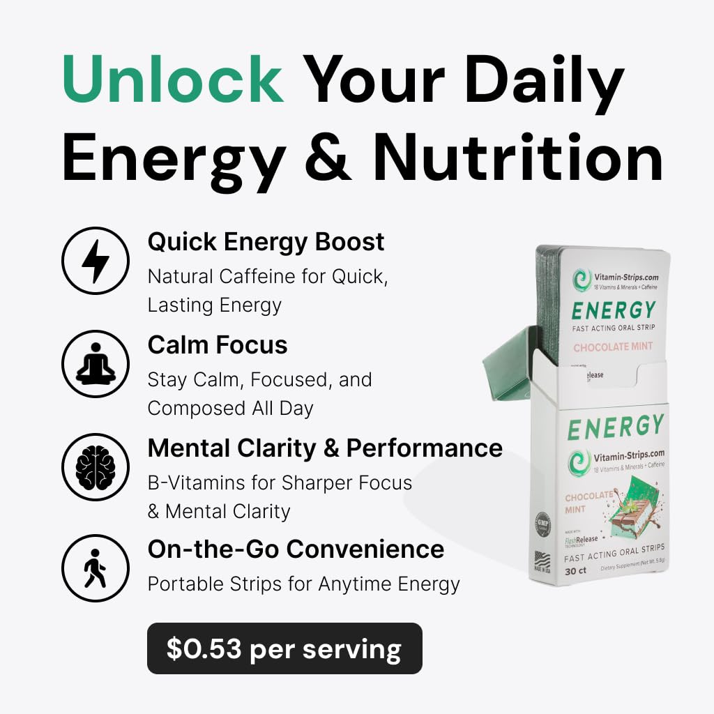 Vitamin-Strips Peak Performance usage sous-langue, rapide et discret