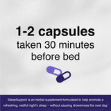 SleepSupport ingrédients organiques, poudre végétale pour sommeil réparateur
