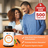 Emballage et etiquette Vitamin World, informations claires sur la qualité et les allergènes.