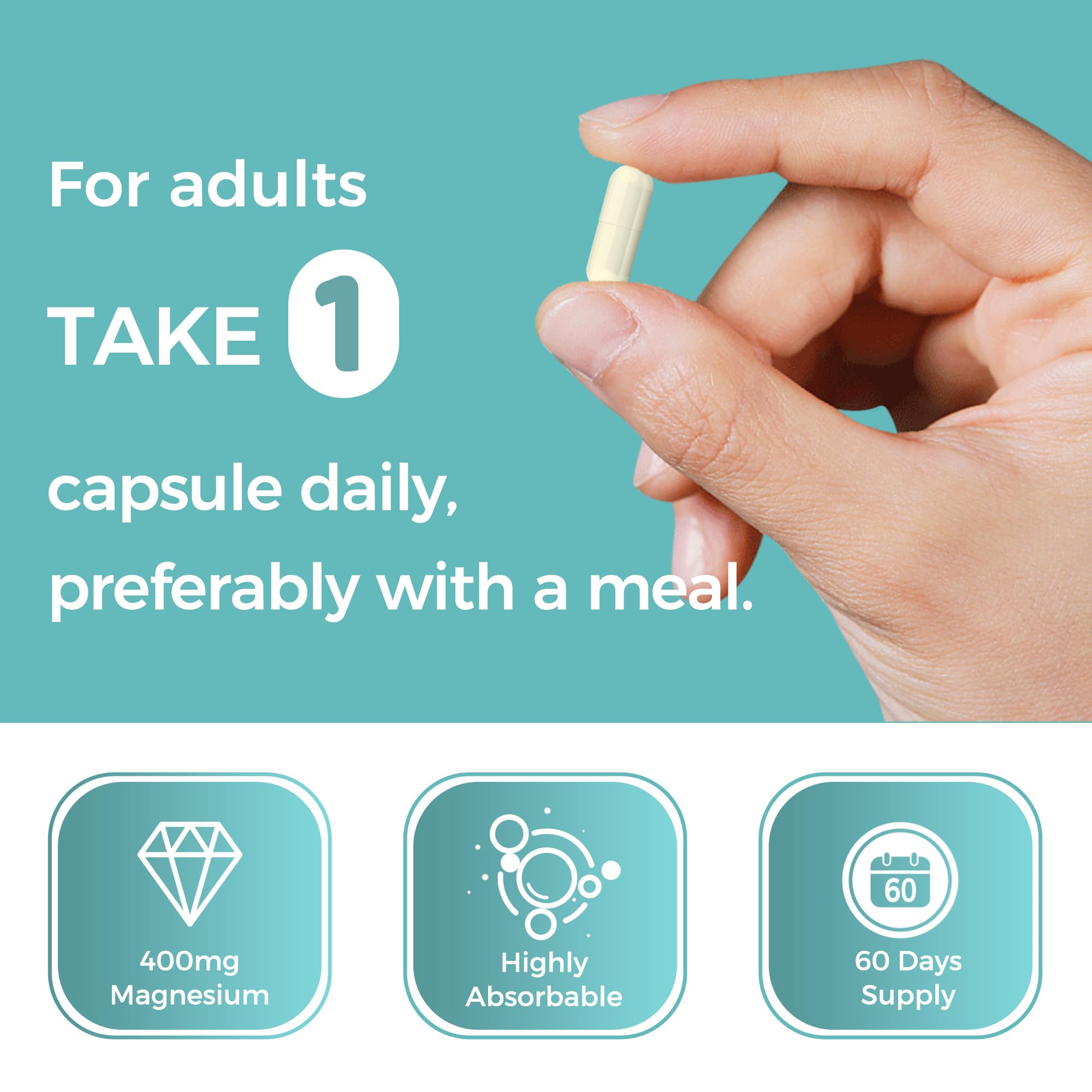 Vitamin World Magnesium Complex – emballage premium reflétant la qualité et la pureté.