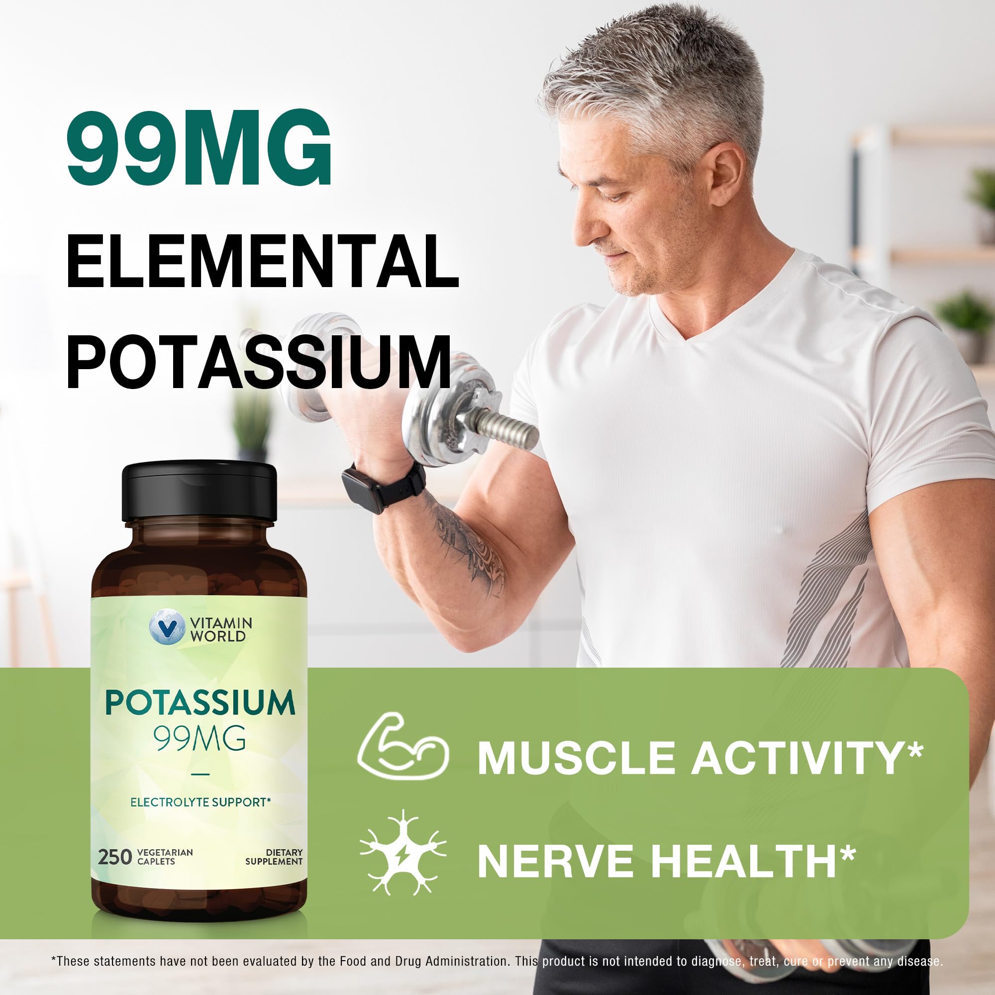 Vitamin World potassium 99 mg comprimés fiche nutritionnelle pour comprendre les apports