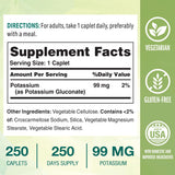 Vitamin World potassium 99 mg comprimés premier plan, facile à intégrer à la routine