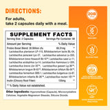 Vitamin World Probiotic – Capsules végétales visibles, 16 souches favorisant l'équilibre digestif potentiel.