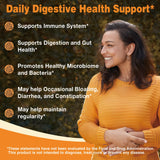 Vitamin World Probiotic – Étiquette claire fournissant les informations nutritionnelles et la traçabilité.