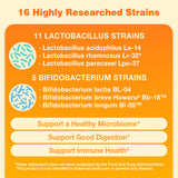 Vitamin World Probiotic – Sans OGM et sans gluten, contrôle qualité et sécurité.