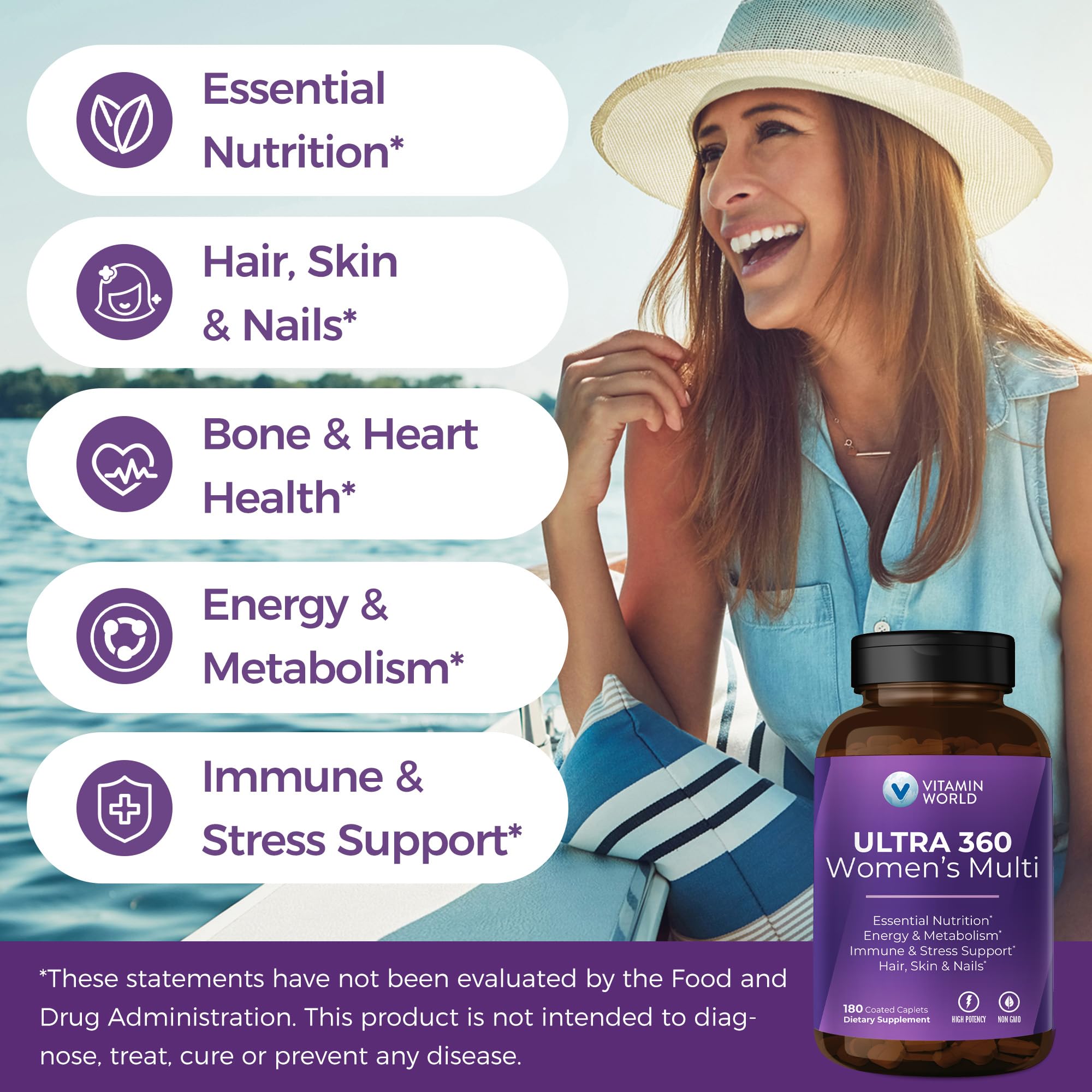 Vitamin World Ultra 360 herbes antioxydantes elderberry et extrait