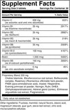 Ingrédients VitaminMed: zinc, vitamine C et bioflavonoïdes pour le soutien nutritionnel.