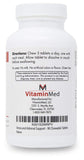 VitaminMed tablettes masticables dissolution rapide, format pratique pour déplacements.