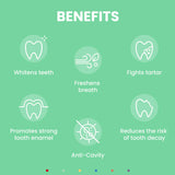 VITAMINPASTE contient xylitol utile pour réduire les risques de caries.