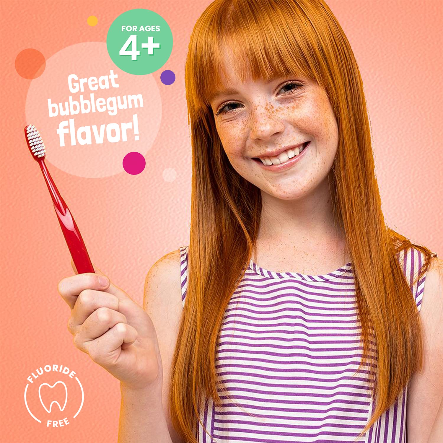 VITAMINPASTE pâte dentifrice mousseuse sur la brosse, sans fluor.