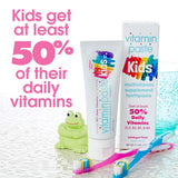 VITAMINPASTE approuvée par des professionnels et adaptée pour les enfants dès 4 ans.