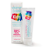VITAMINPASTE dentifrice enfant en tube bulles saveur gomme, haleine fraîche.