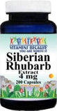 Vitamins Because Extrait de rhubarbe sibérienne, bouteille élégante, soutien potentiel à la routine.