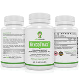 VitaMonk GlycoTrax – logo et packaging, source fiable pour votre routine bien-être.