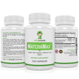 VitaMonk MATCHAMAX : dosage portable et étui pratique pour voyager.