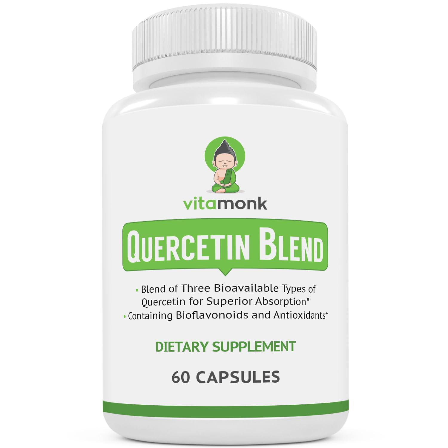 VitaMonk Quercetin Complex – bouteille de gélules, soutien immunitaire potentiel
