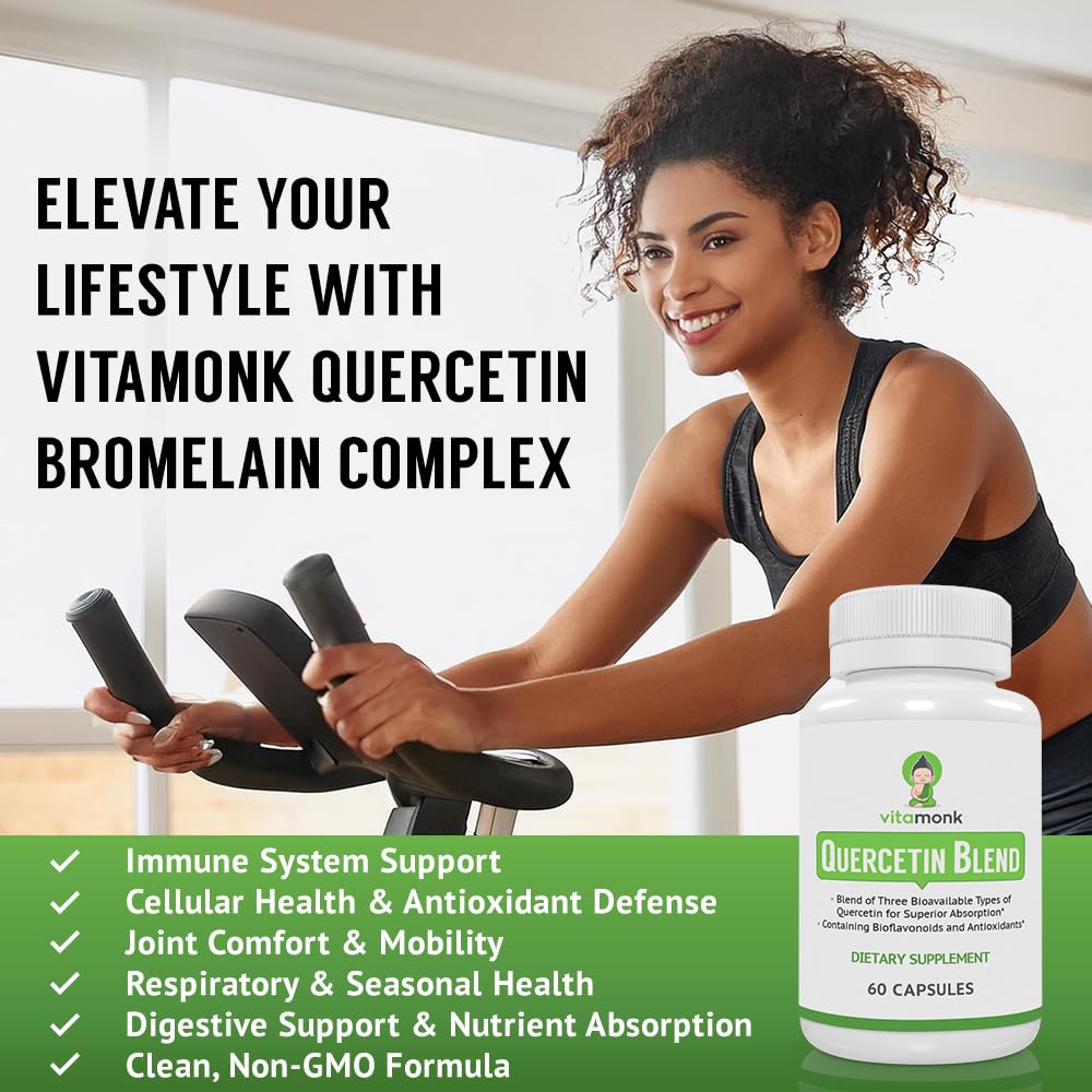 VitaMonk Quercetin Complex – Quercetin Phytosome, de9fense antioxydante potentielle