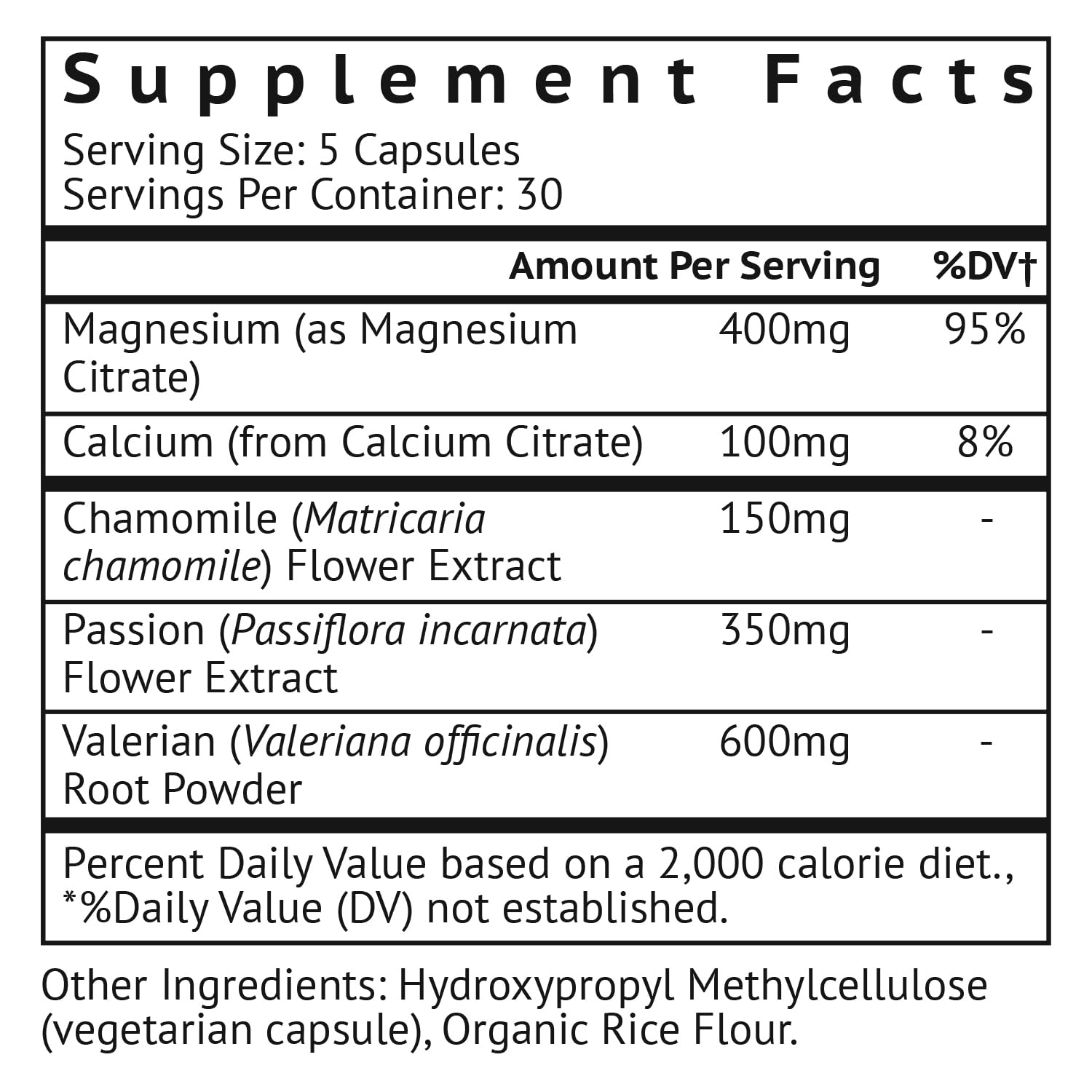 Étiquette VitaMonk Relaxeril détaillant les ingrédients naturels pour les muscles.