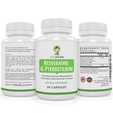 VitaMonk Resveratrol Pterostilbene – présentation produit orientée santé et longévité.