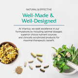 Packaging en verre vert de Vitanica Adrenal Tonic sans alcool.