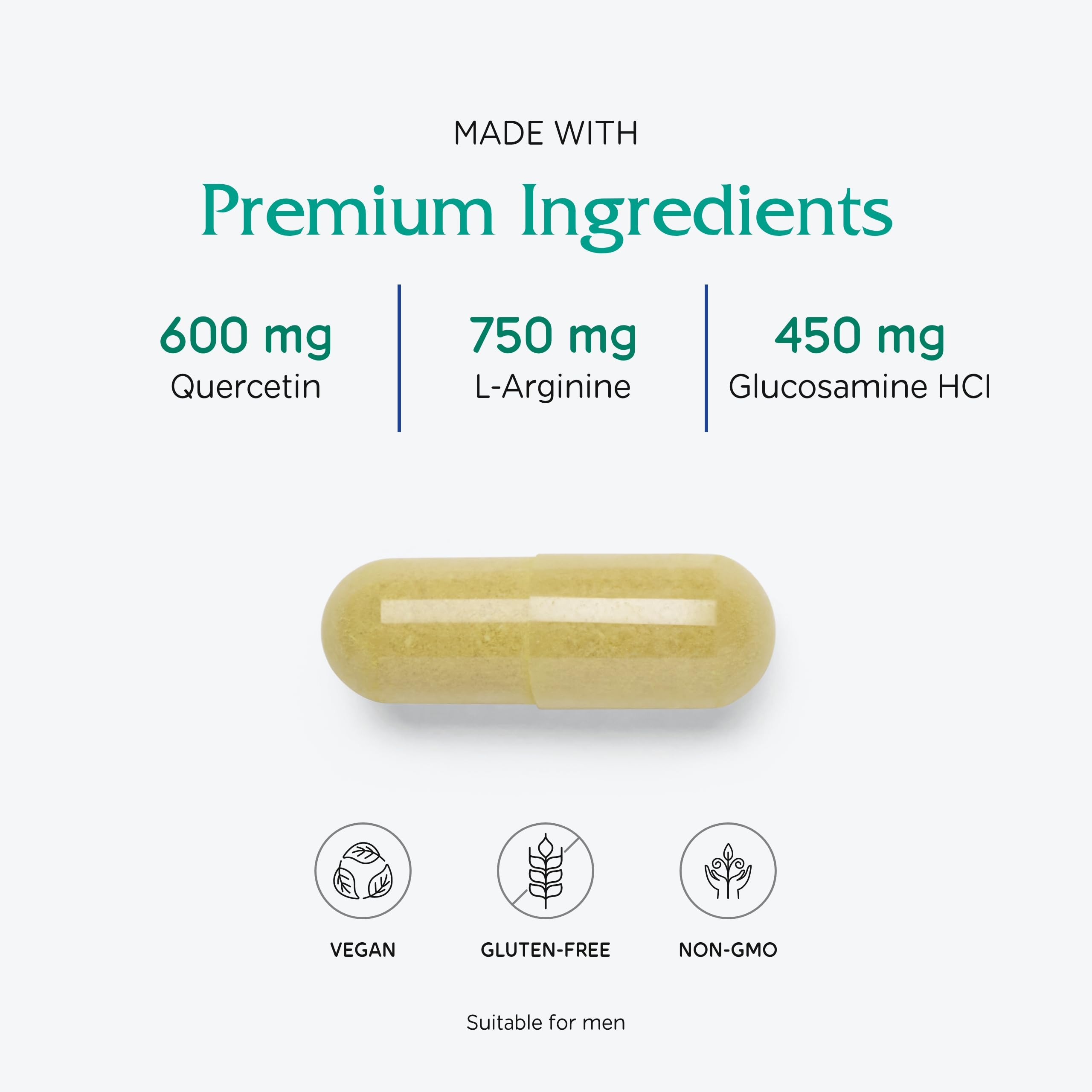 Vitanica Bladder Ease — capsules visibles, utilisation quotidienne facilitée.